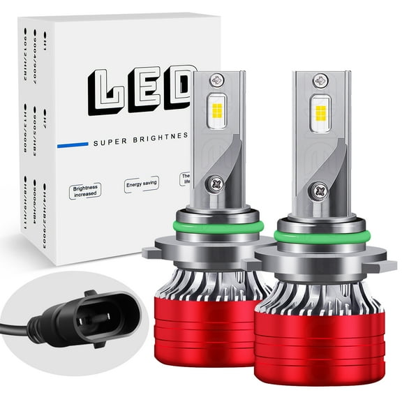 9006 LED Headlight Bulb Conversion Kit Low Beam White Super Bright 6000K 2pcs