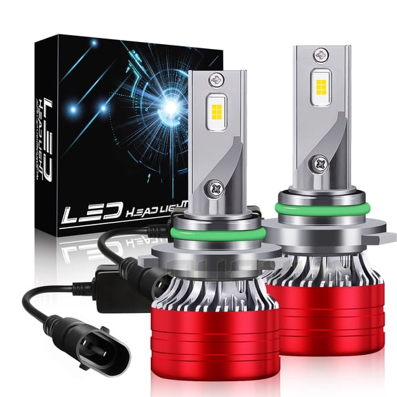 9006 LED Headlight Bulbs Conversion Kit High Beam Low Beam White Super Bright