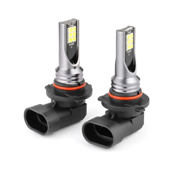 9006 LED Headlight Bulbs for Chevy Trailblazer 2002-2009 Low Beam HB4 White Kit
