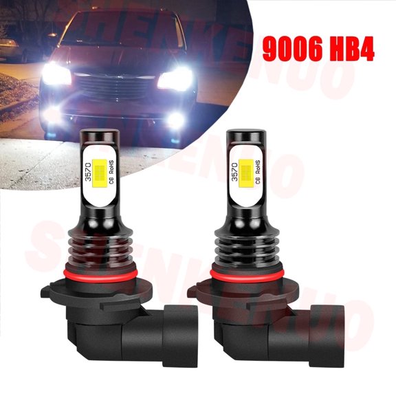 9006 LED Light Bulbs for Subaru Legacy 2008 HB4 Fog Lights 2pcs