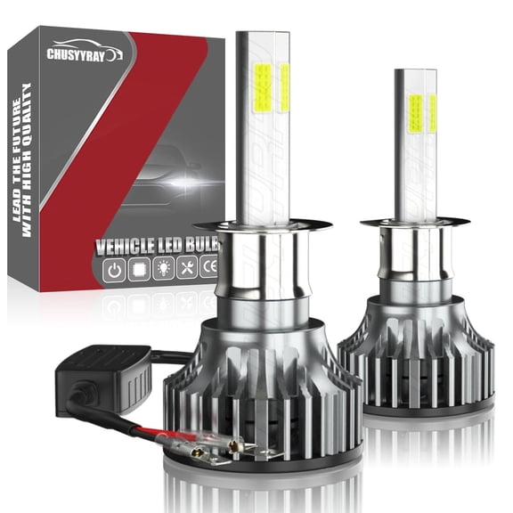 9007 9008 9005 H11 9006 H1 H7 H4 Pack of 2 LED Headlight Bulbs Conversion Kit, High Low Beam Bright White 6000K ,for Replacement Halogen Bulbs