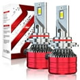 thumbnail image 1 of 9007 9008 H4 H7 H11 9006 9005 White Led Headlight Bulbs Kit, fit Replacement Halogen Bulbs ，500% Brightness LED Spotlight bulbs, 1 of 7