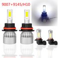 thumbnail image 1 of 9007 9145/H10 LED Headlight & Fog Light Combo Bulbs for Dodge Neon 2001-2002, 1 of 14