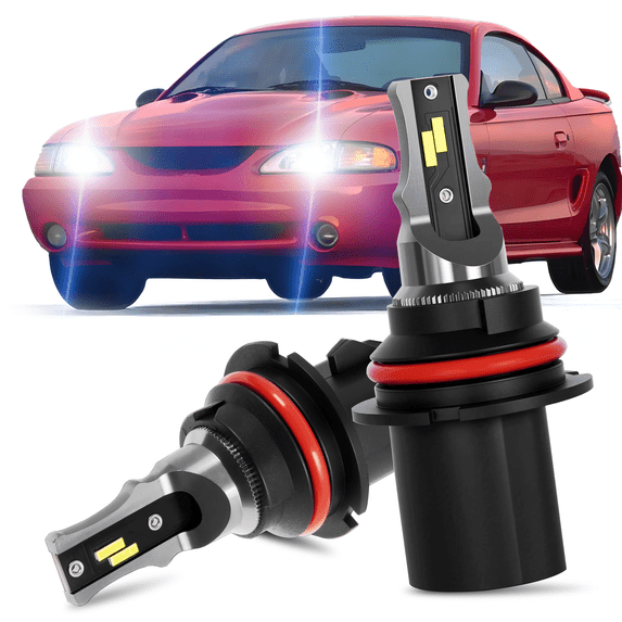 9007/HB5 LED Headlight Bulb - Compatible with 1994 - 2004 Ford Mustang 1995 1996 1997 1998 1999 2000 2001 2002 2003