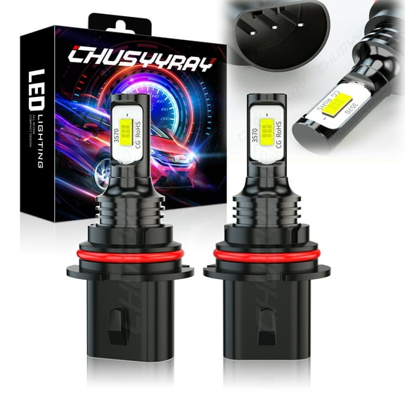 9007 HB5 LED Headlight Bulb Conversion Kit 9004 High Low Beam Cool White Pack of 2
