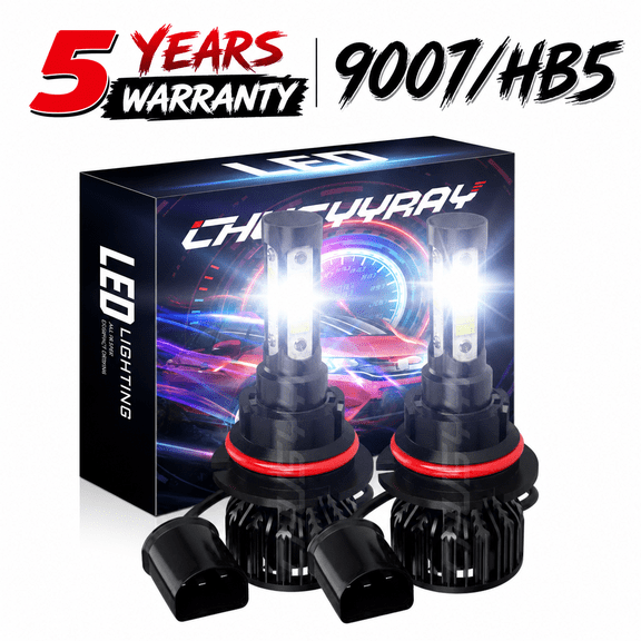 9007/HB5 LED Headlights 6000K LED Light Bulbs Kit High Low Beam Super Bright