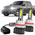 thumbnail image 1 of 9007 HB5 LED Headlights Bulb fits Ford F-150 1992-2003 High Low Dual Beam Halogen Replacement Kit,6000K White 2pcs, 1 of 7