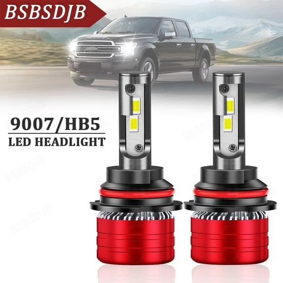 9007 LED Headlight High Low Beam Bulbs for Dodge Ram 1500 2500 3500 1994-2001