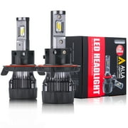 9008 H13 LED Headlight Bulbs6000K Xenon White Xtreme Super Bright S-HCR Dual Hi/Low Beam Conversion Kits Replacement, Alla Lighting