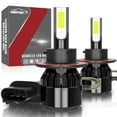 thumbnail image 1 of Combo 9008 H13 LED Headlight Hi/Low Beam Bulb 6000K 72W 9000LM Fog Ligh, 1 of 15