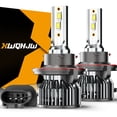 thumbnail image 2 of XWQHJW V4 Series H11 LED Headlight Bulbs – 6000K White 5500LM – 2-Pack, High/Low Beam, 50,000 Hrs 2 of 6