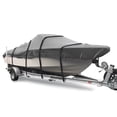 thumbnail image 1 of 900D Marine Grade Fade and Tear Resistant Boat Cover Fits V-Hull, Tri-Hull, 1 of 6
