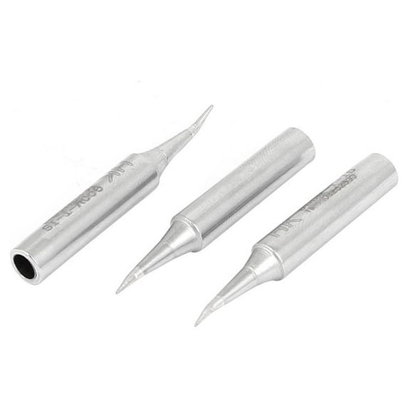 900M-T-IS Rework Station Tool Pointy Curved Soldering Solder Iron Tip 3pcs