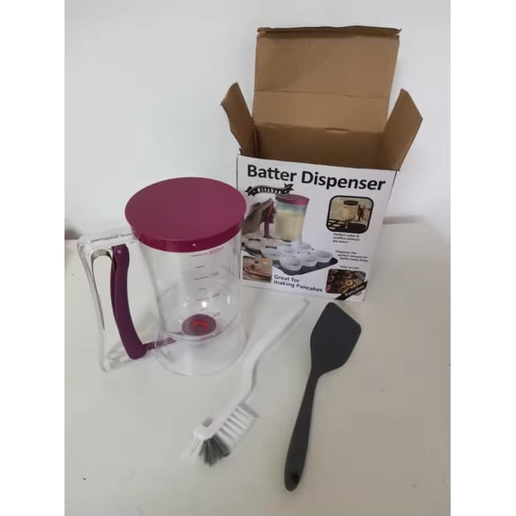 900ML Pancake Batter Dispenser Bottle, Pancake Mix Dispenser with Easy Pour Control