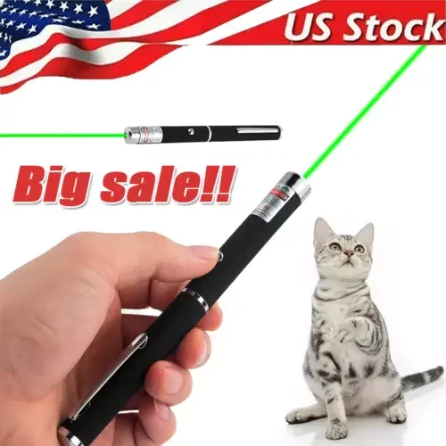 900Mile Laser Pointer Pen Green Blue Red Light Visible Beam Lazer