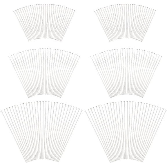 900Pcs Stainless Steel Flat Head Pins 30-50mm Straight Head Pin Metal Eye Pins Findings End Headpins Findings for DIY Craft Jewelry Making