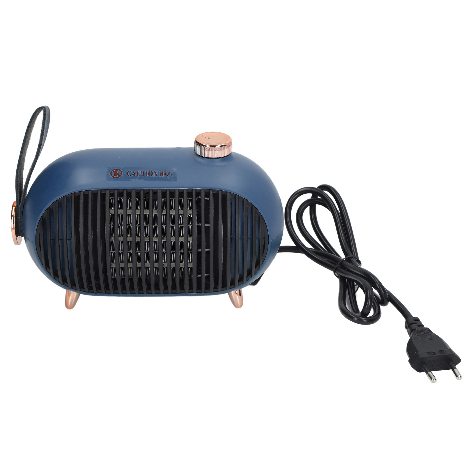 900w Tabletop Air Heater Eu 220v Blue - Mute Abs Multi Protection Ptc 