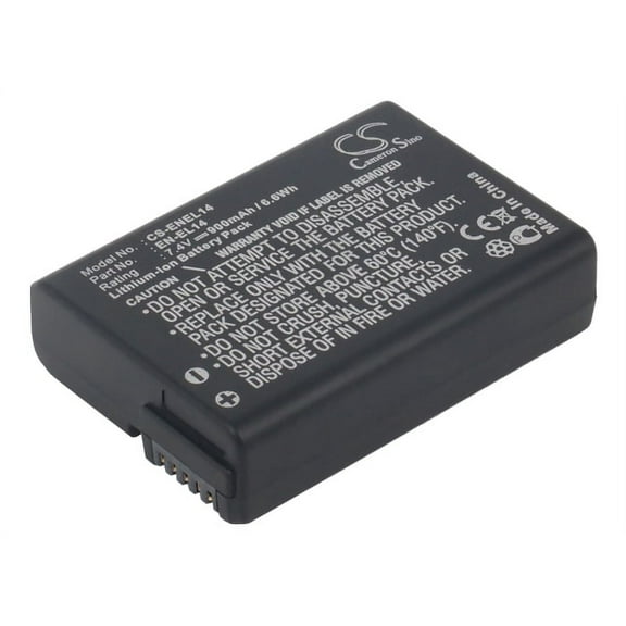 900mAh EN-EL14 Battery for NIKON DF D3200 D5100 DSLR Coolpix P7800 D5300 D5500 Coolpix P7000 D5200 D3200 DSLR Coolpix P7100 D330