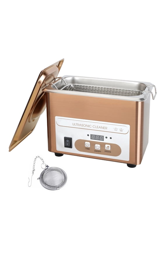 900mL Ultrasonic Cleaner, 60W Power, 40kH Ultra Cleaning Machine For Jewelry, Eyeglasses, Watch, Small Parts