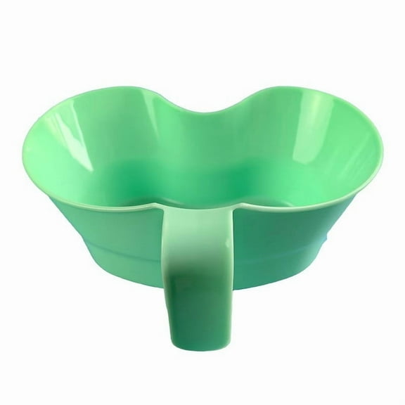 900ml Bedside Oral Care Mouthwash Cup, Patient Emesis Tray Container, Single Piece Plastic Arch Design, for Elderly Sick Bathroom Sink Use, Toothbrush Rinse Holder