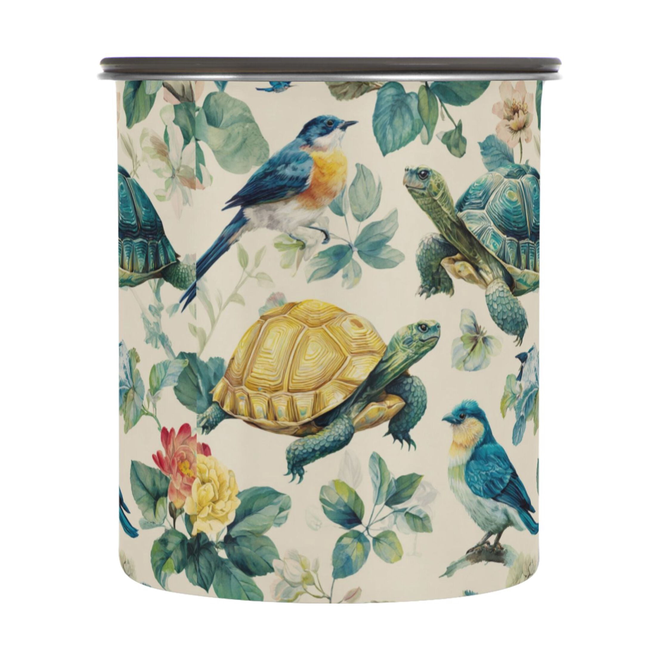 Turtle Kitchen Accessory 900ml Stainless Steel Food Storage Containers Colorful Turtles and ...