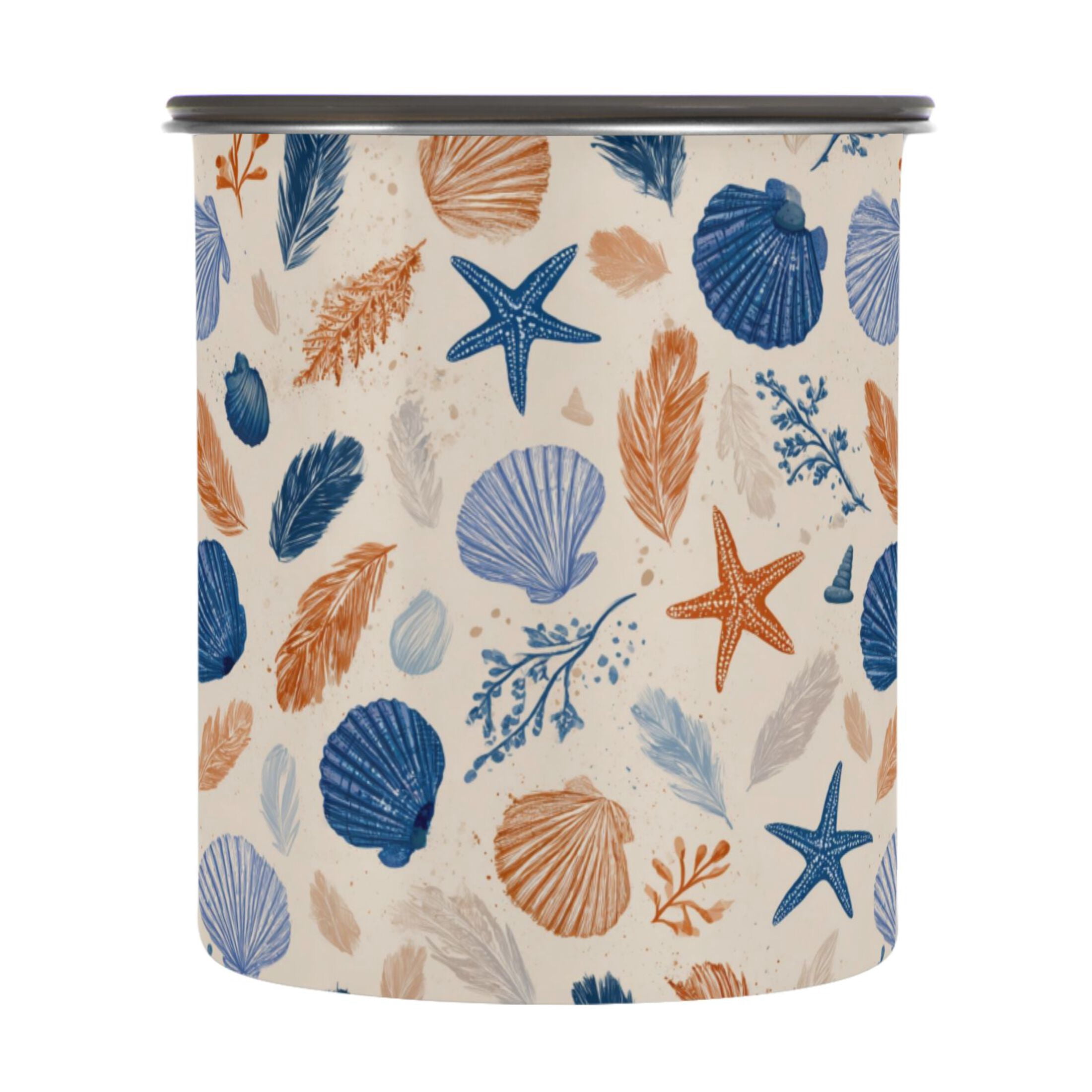 900ml Stainless Steel Food Storage Containers Hand-drawn Shell Pattern ...