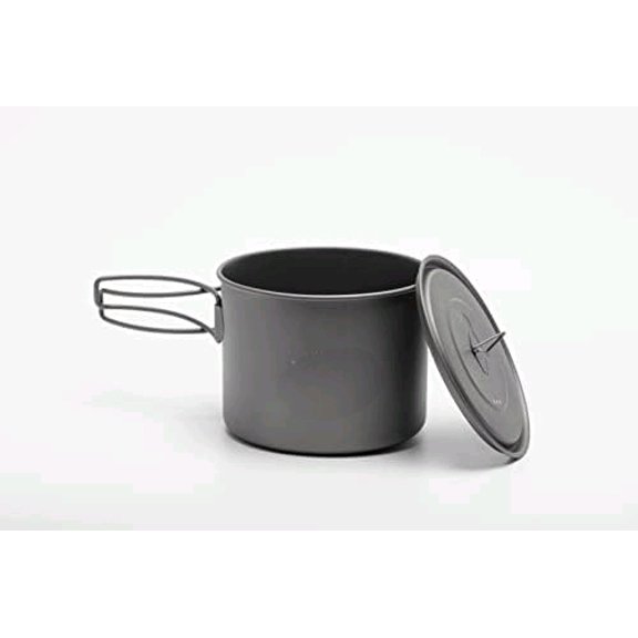 900ml Titanium Camping Pot with Lid Ultralight Backpacking Cookware$$Sport & Recreation Other
