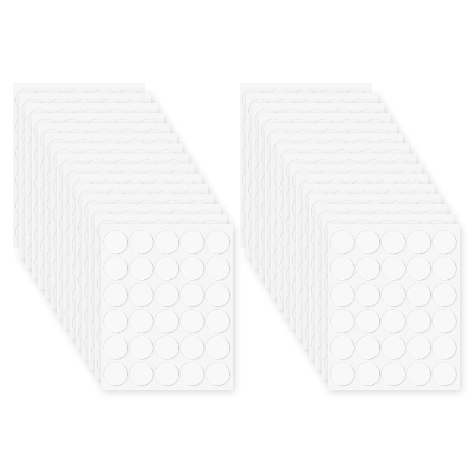 900pack Double Sided Sticky Tape Dots, Adhesive Two Sided Round Dots for Craft, Decoration, 0.79" x 0.03"