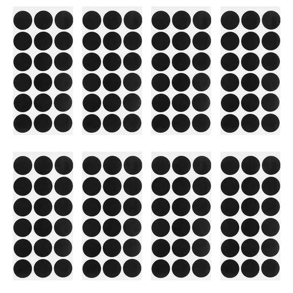 WHAMVOX 900 Count Black Paper Pasters for Shooting Use Durable Writable Sticky Dots 2cm Diameter