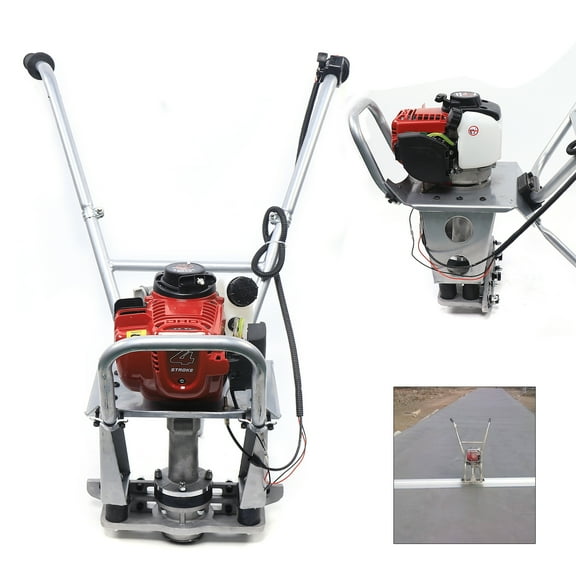 900w Gas Power Concrete 4 Stroke Surface Vibratory Leveling Screed Aluminum Frame 600*450*450mm