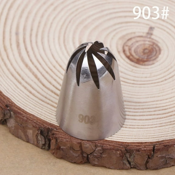 901 902 903 904 Stainless Steel Large Size Close Star Piping Nozzle Cream Icing Tips Cake Fondant Kitchen Baking Tool