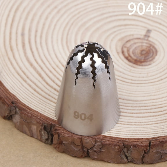 901 902 903 904 Stainless Steel Large Size Close Star Piping Nozzle Cream Icing Tips Cake Fondant Kitchen Baking Tool