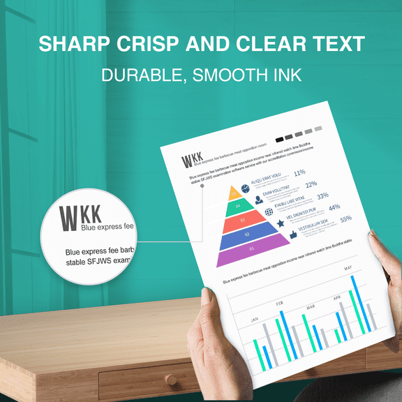 901 Color Ink Cartridges Compatible for HP 901XL 901 XL Tri-Color Ink Work for HP Officejet 4500 J4500 J4524 J4540 J4550 J4580 J4624 J4640 J4660 Printer(1 Tri-Color)