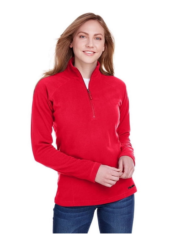 901079 Marmot Ladies Rocklin Fleece Half-Zip Team Red L