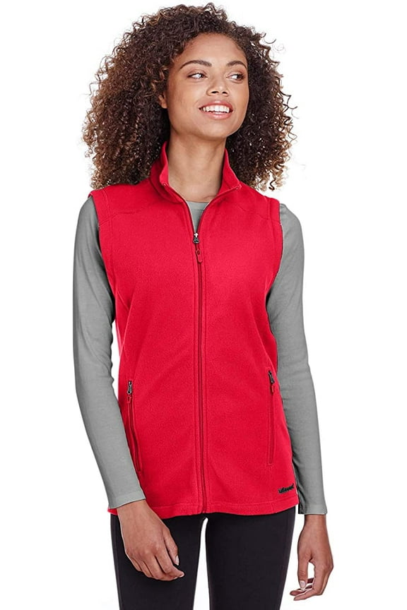901080 Marmot Ladies' Rocklin Fleece Vest - Team Red XS