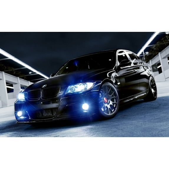 9012 10,000K Deep Blue Light Xenon HID Fog Lamp Conversion Kit