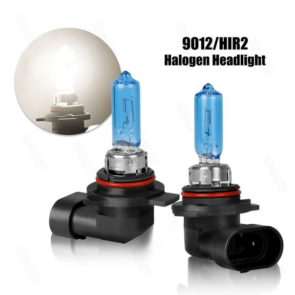 9012 HIR2 Halogen Headlight Bulb,110W 8000 Lumens, 300% Brighter, 4200K Warm White, Replace hi/lo Beam Halogen, Pack of 2
