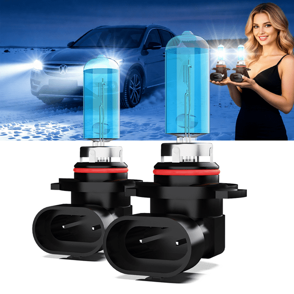 9012 Halogen Headlight Bulbs For Dodge Durango 2014-2015,Direct Plug and Play, 6000K Halogen High Low Beams Car Halogen bulbs Replacement 12V-100W, Pack of 2
