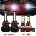 thumbnail image 1 of 9012 High&Low Beam for Chrysler 300 2011 2012 2013 2014 LED Headlights H11 Fog Lights 4pcs, 1 of 12