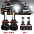 thumbnail image 1 of 9012 High&Low Beam for Hyundai Tucson 2014-2015 LED Headlights 880 Fog Lights 4pcs, 1 of 12