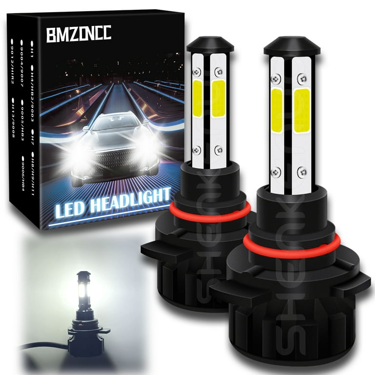 9012/Hir2 LED Headlight Bulbs, 34W 8000 Lumens Super Bright Led Headlights Conversion Kit 6000K Cool White Ip68 Waterproof, Pack of 2 9012/Hir2 LED Headlight Bulbs, 34W 8000 Lumens Super Bright Led Headlights Conversion Kit 6000K Cool White Ip68 Waterproof, Pack of 2