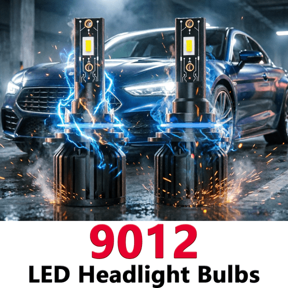 9012 LED Headlight Bulb For 2016 Scion iM,Standard High Beam or Low Beam,9012 White Headlight Bulbs,High Brightness Headlight Bulb, Pack of 2