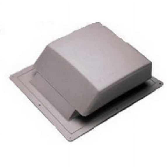 90123 Slant Plastic Roof Mounted Vent - Gray
