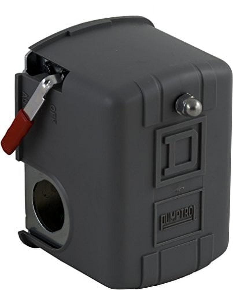 Universal Air Compressor Pressure Switch - 95-125 PSI, 20A, Single Port - Replacement Control Valve