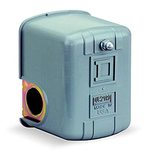 9013FHG22J27 Air-Compressor Pressure Switch, 100 psi Set Off, 20 psi ...