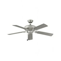 901652FBN-NWA-Hinkley Lighting-Oasis - 52 Inch 5 Blade Ceiling Fan-Brushed Nickel Finish