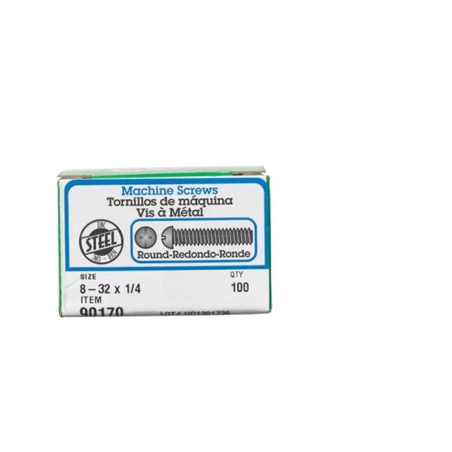 90170 8-32 x 0.25 in. Zinc Plated Combination Machine Screw