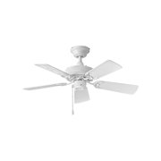901836FAW-NWA-Hinkley Lighting-Cabana - 36 Inch 5 Blade Ceiling Fan-Appliance White Finish