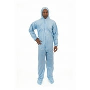 9019-2XL Disposable Coverall, Blue, 2XL, PK25
