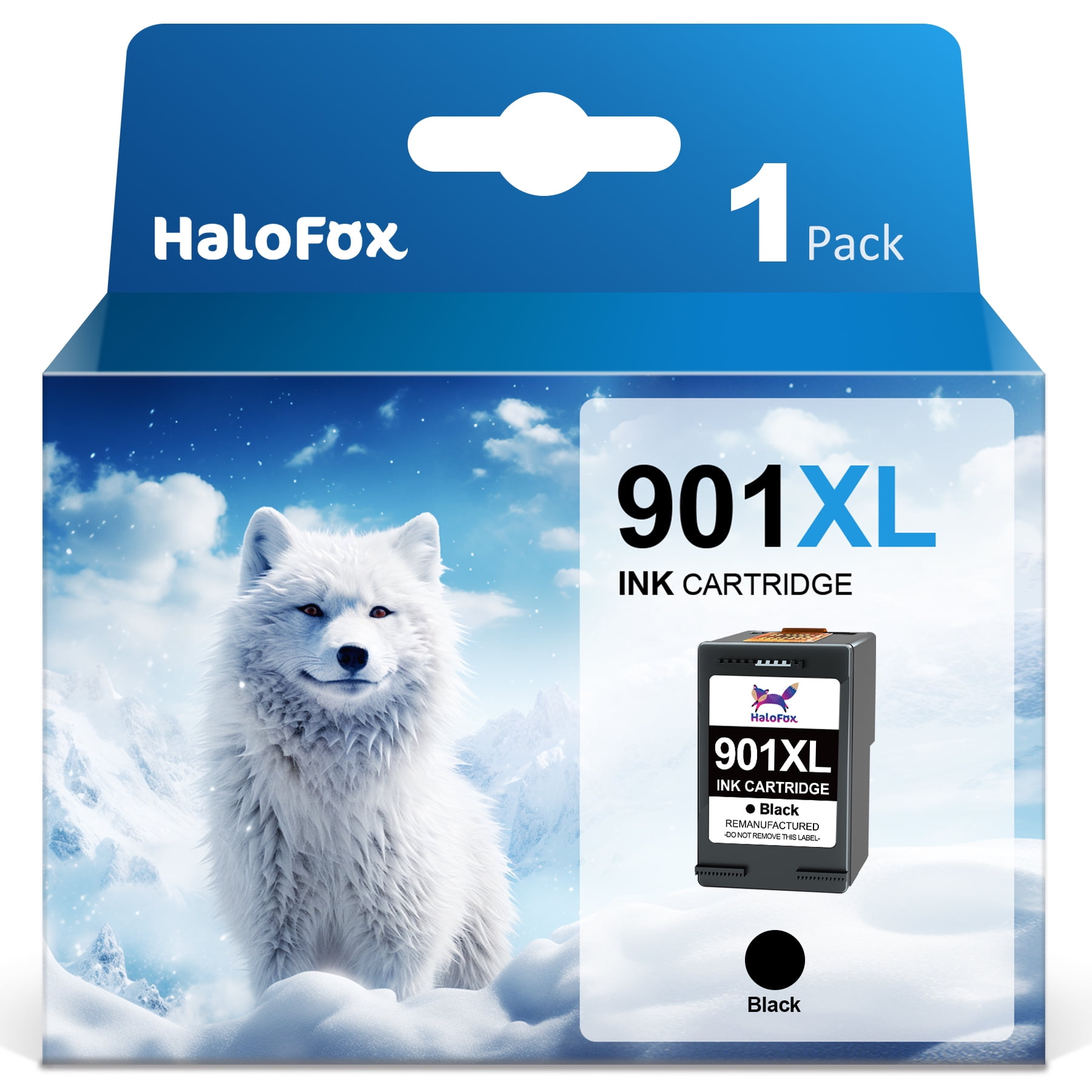 901XL Black Ink Cartridge Ink Cartridge Replacement for HP 901 901XL